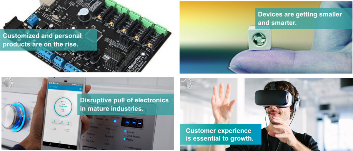 Trends in the Electronics Market are Driving Both Opportunities and Challenges: How do we address them?