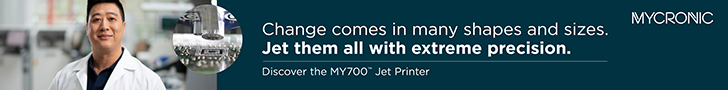 Mycronic Jet printing EMS Now xpix