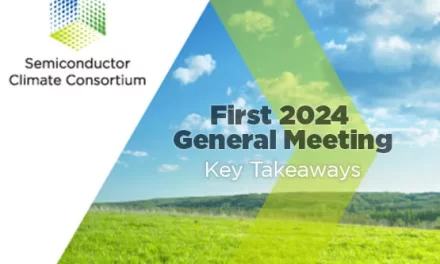 Semiconductor Climate Consortium – Working Group Progress and Carbon Disclosure Project Update